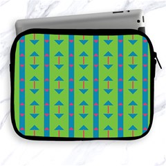 Arrows And Stripes Pattern			apple Ipad 2/3/4 Zipper Case by LalyLauraFLM