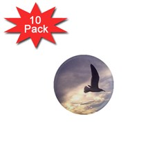 Fly Seagull 1  Mini Magnet (10 Pack) 