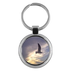 Fly Seagull Key Chains (round)  by Jamboo