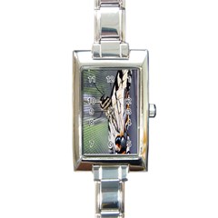 Butterfly 1 Rectangle Italian Charm Watches