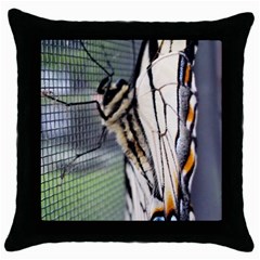 Butterfly 1 Throw Pillow Cases (Black)