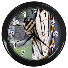 Butterfly 1 Wall Clocks (Black)