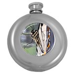 Butterfly 1 Round Hip Flask (5 oz) Front