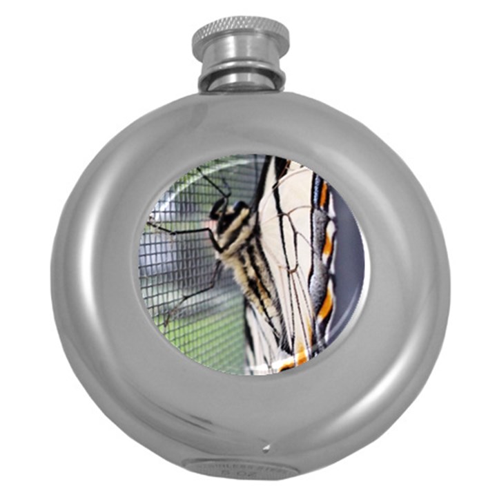 Butterfly 1 Round Hip Flask (5 oz)