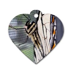 Butterfly 1 Dog Tag Heart (One Side)