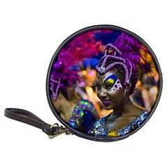 Costumed Attractive Dancer Woman At Carnival Parade Of Uruguay Classic 20-cd Wallets by dflcprints