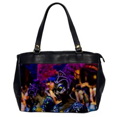 Costumed Attractive Dancer Woman At Carnival Parade Of Uruguay Office Handbags by dflcprints