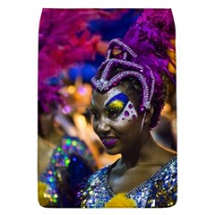 Costumed Attractive Dancer Woman At Carnival Parade Of Uruguay Flap Covers (l)  by dflcprints