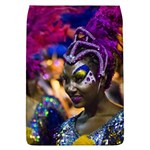 Costumed Attractive Dancer Woman at Carnival Parade of Uruguay Flap Covers (L)  Front