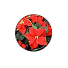 Poinsettia Hat Clip Ball Marker (10 Pack) by trendistuff