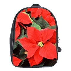 Poinsettia School Bags (xl)  by trendistuff