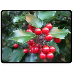 Holly 1 Double Sided Fleece Blanket (large)  by trendistuff