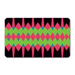 Rhombus and other shapes pattern			Magnet (Rectangular) Front