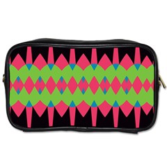 Rhombus And Other Shapes Pattern			toiletries Bag (one Side) by LalyLauraFLM