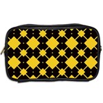 Connected rhombus pattern Toiletries Bag (Two Sides) Back