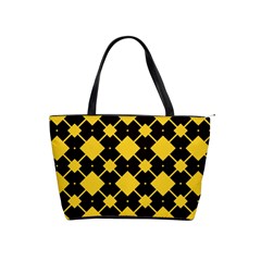 Connected Rhombus Pattern Classic Shoulder Handbag by LalyLauraFLM