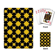 Connected Rhombus Pattern			playing Cards Single Design by LalyLauraFLM