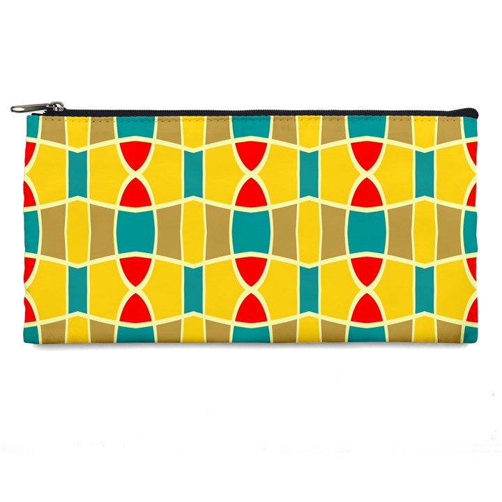 Colorful chains pattern 	Pencil Case