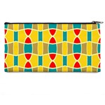 Colorful chains pattern 	Pencil Case Back