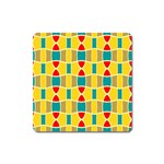 Colorful chains pattern			Magnet (Square) Front