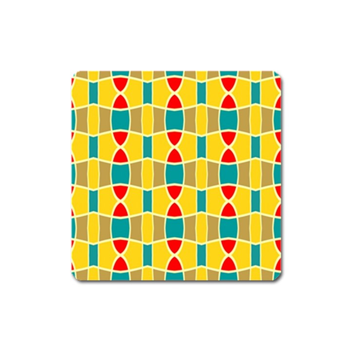 Colorful chains pattern			Magnet (Square)