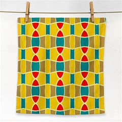 Colorful Chains Pattern			face Towel by LalyLauraFLM