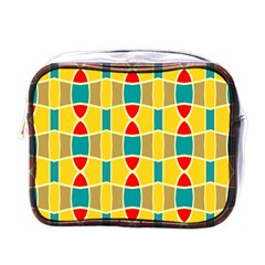 Colorful Chains Pattern			mini Toiletries Bag (one Side) by LalyLauraFLM