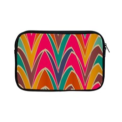 Bended Shapes In Retro Colors			apple Ipad Mini Zipper Case