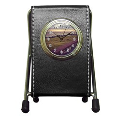 Playa Verde Coast In Montevideo Uruguay Pen Holder Desk Clocks by dflcprints