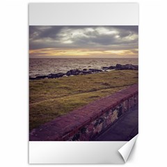 Playa Verde Coast In Montevideo Uruguay Canvas 12  X 18   by dflcprints