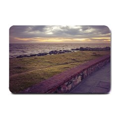 Playa Verde Coast In Montevideo Uruguay Small Doormat  by dflcprints