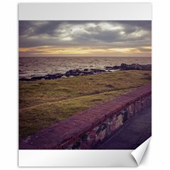 Playa Verde Coast In Montevideo Uruguay Canvas 11  X 14   by dflcprints