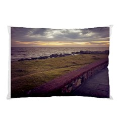 Playa Verde Coast In Montevideo Uruguay Pillow Cases by dflcprints