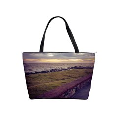 Playa Verde Coast In Montevideo Uruguay Shoulder Handbags by dflcprints