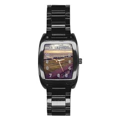 Playa Verde Coast In Montevideo Uruguay Stainless Steel Barrel Watch by dflcprints