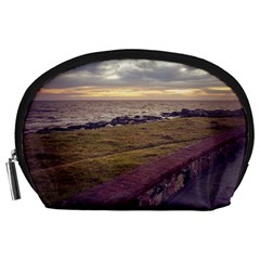 Playa Verde Coast In Montevideo Uruguay Accessory Pouches (large)  by dflcprints