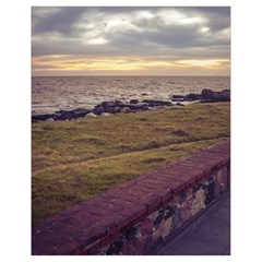 Playa Verde Coast In Montevideo Uruguay Drawstring Bag (small) by dflcprints