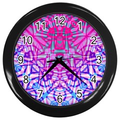 Ethnic Tribal Pattern G327 Wall Clocks (black) by MedusArt