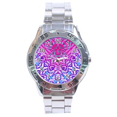 Ethnic Tribal Pattern G327 Stainless Steel Men s Watch by MedusArt