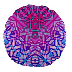 Ethnic Tribal Pattern G327 Large 18  Premium Round Cushions by MedusArt