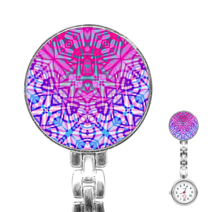 Ethnic Tribal Pattern G327 Stainless Steel Nurses Watches