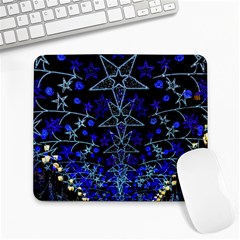 Christmas Stars Large Mousepads by trendistuff