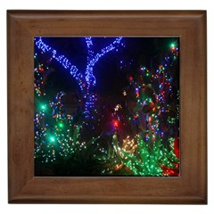 Christmas Lights 2 Framed Tiles by trendistuff