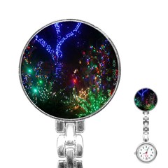 Christmas Lights 2 Stainless Steel Nurses Watches by trendistuff