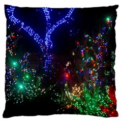 Christmas Lights 2 Large Flano Cushion Cases (one Side)  by trendistuff