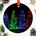 CHRISTMAS LIGHTS 1 Ornament (Round) 