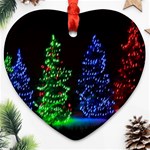 CHRISTMAS LIGHTS 1 Ornament (Heart) 