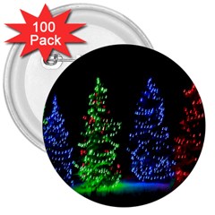 Christmas Lights 1 3  Buttons (100 Pack)  by trendistuff