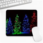 CHRISTMAS LIGHTS 1 Large Mousepads