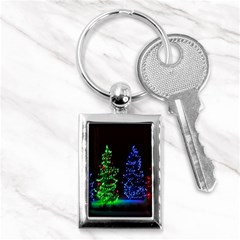 Christmas Lights 1 Key Chains (rectangle)  by trendistuff